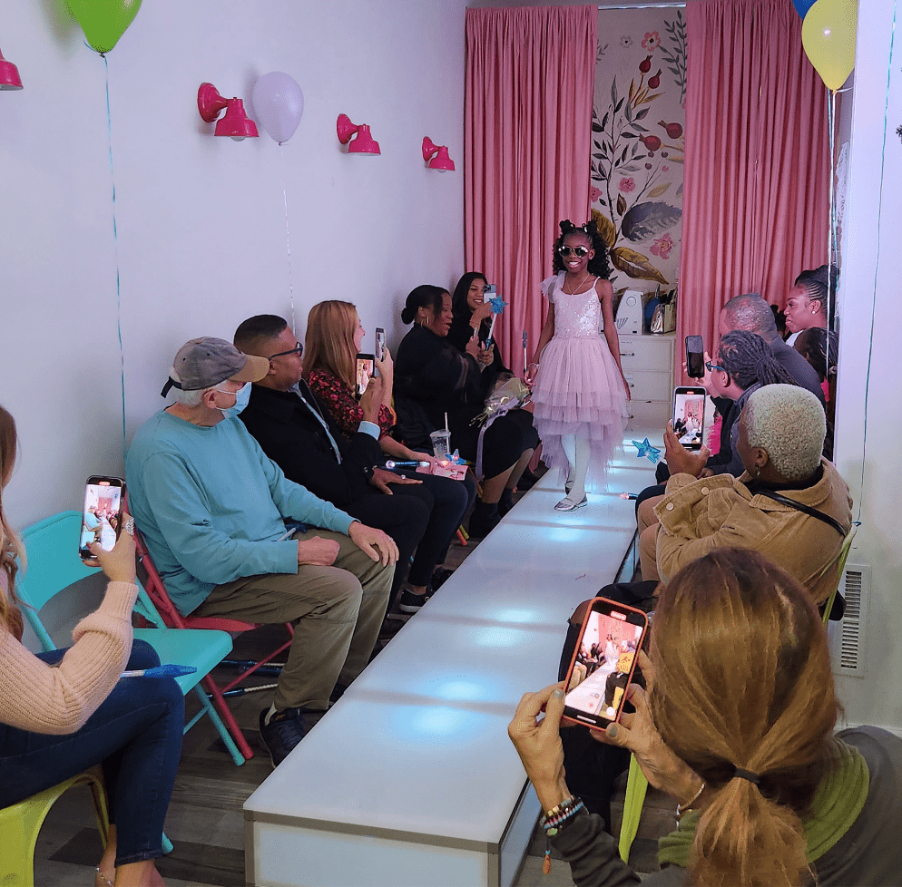Kids catwalk at the Fashion Class NYC