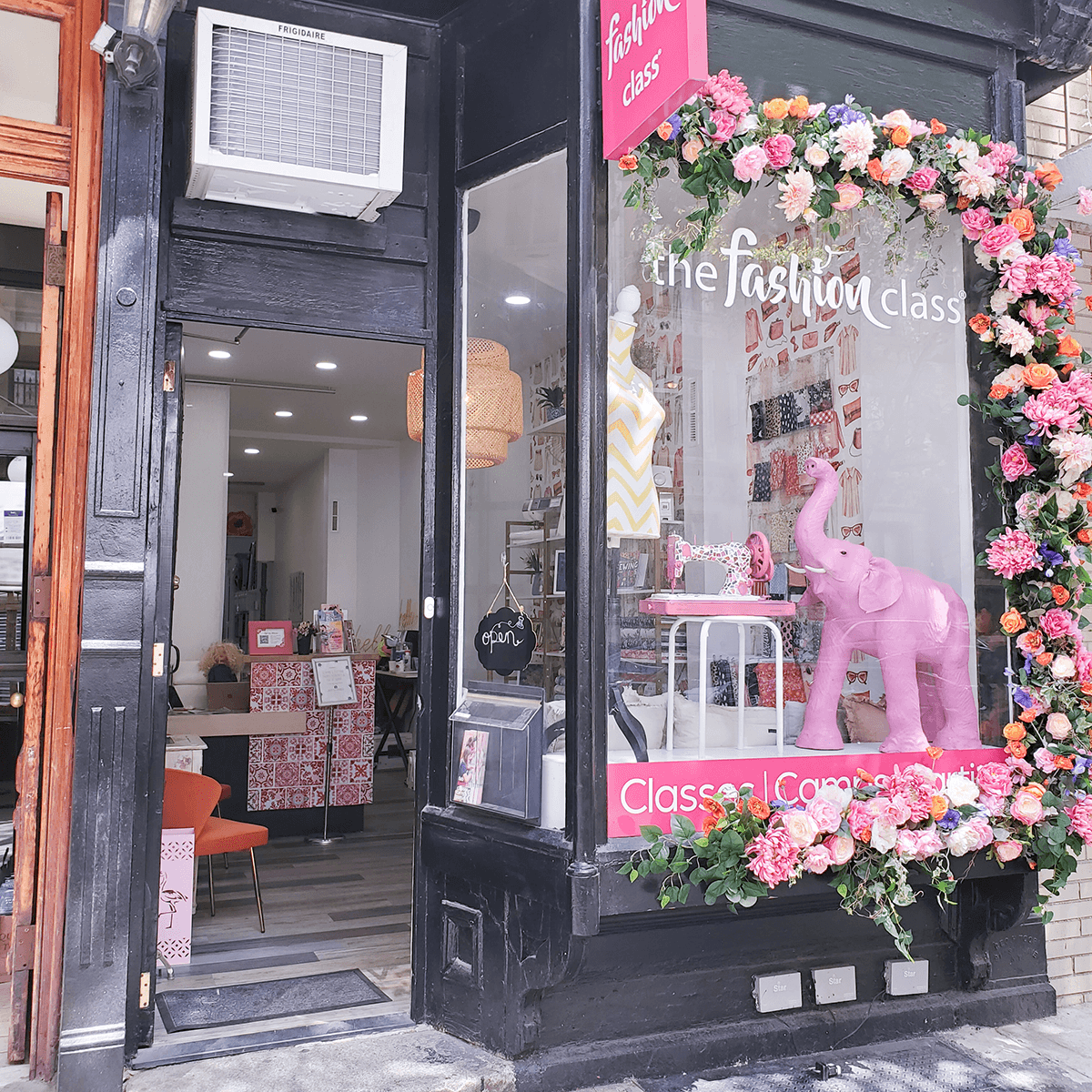 The Fashion Class Workshop entrance