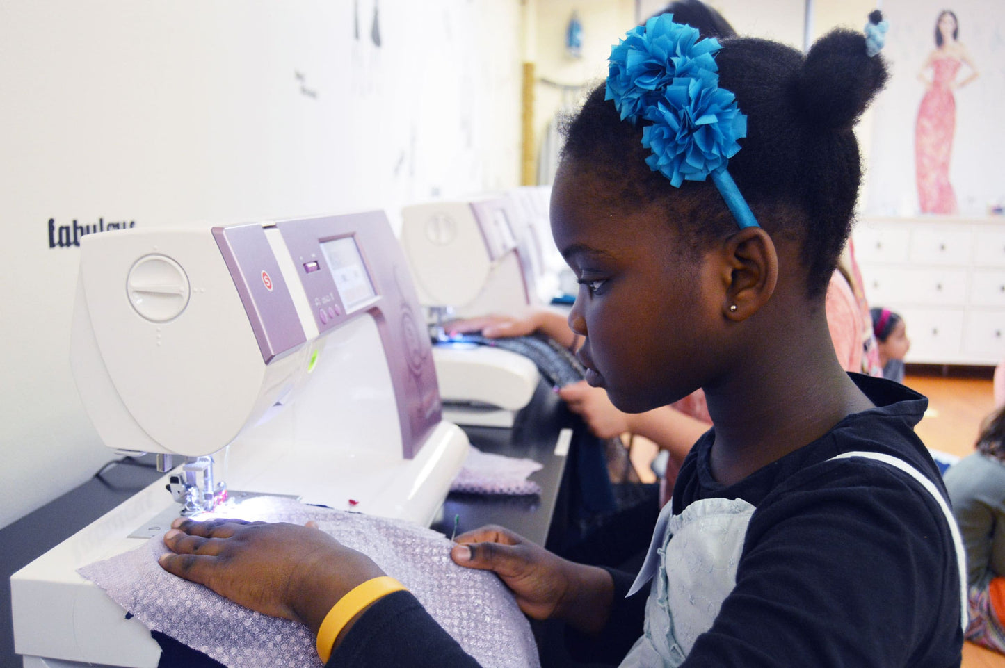 Kids sewing lessons in NYC at The Fashion Class