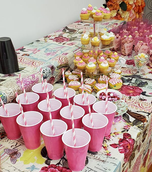 Pancakes & decorated straws at Valentine's workshop