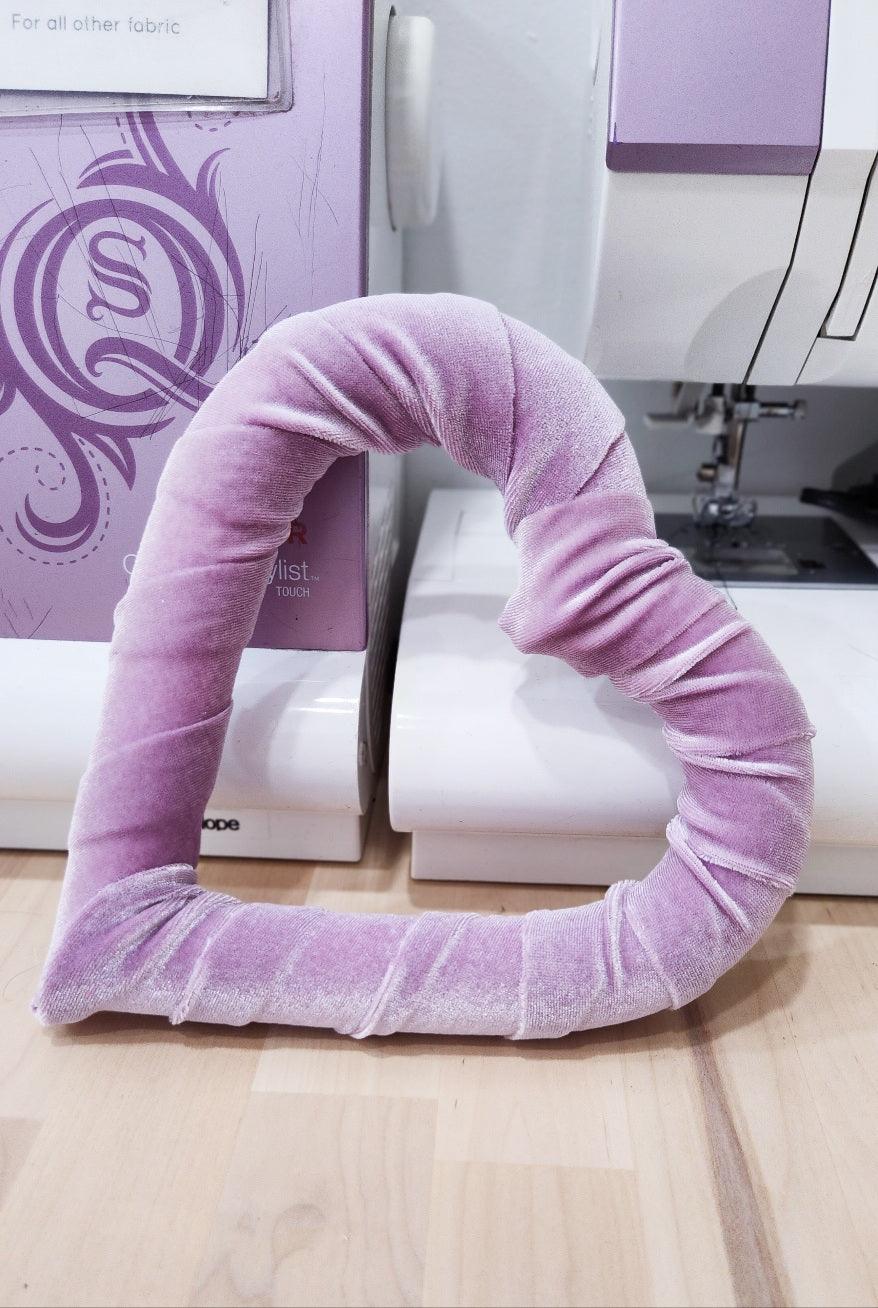 Heart sign made in Valentine's Day craft workshop