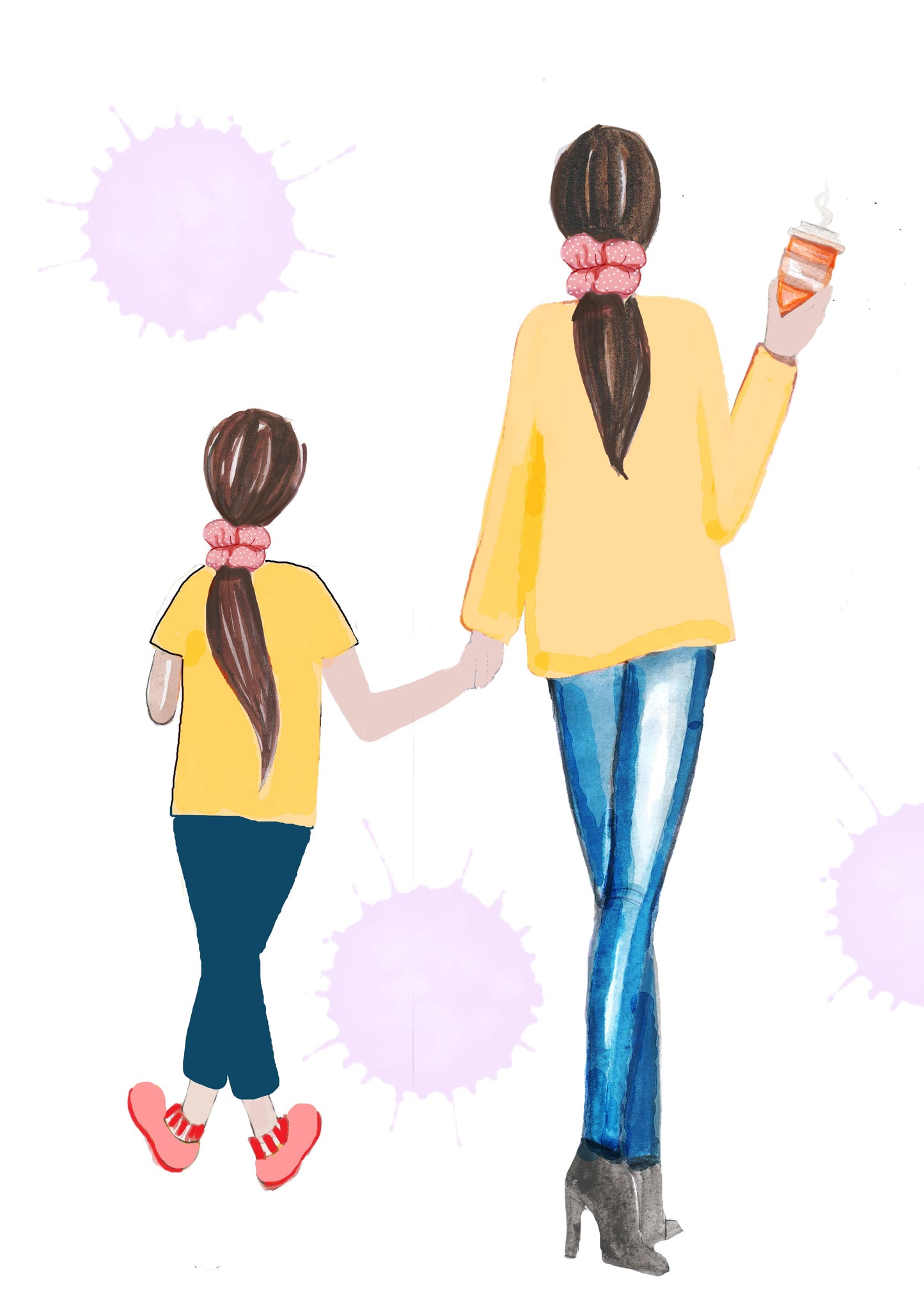 Mommy & Me Fashion Illustration from The Fashion Class Sewing Classes