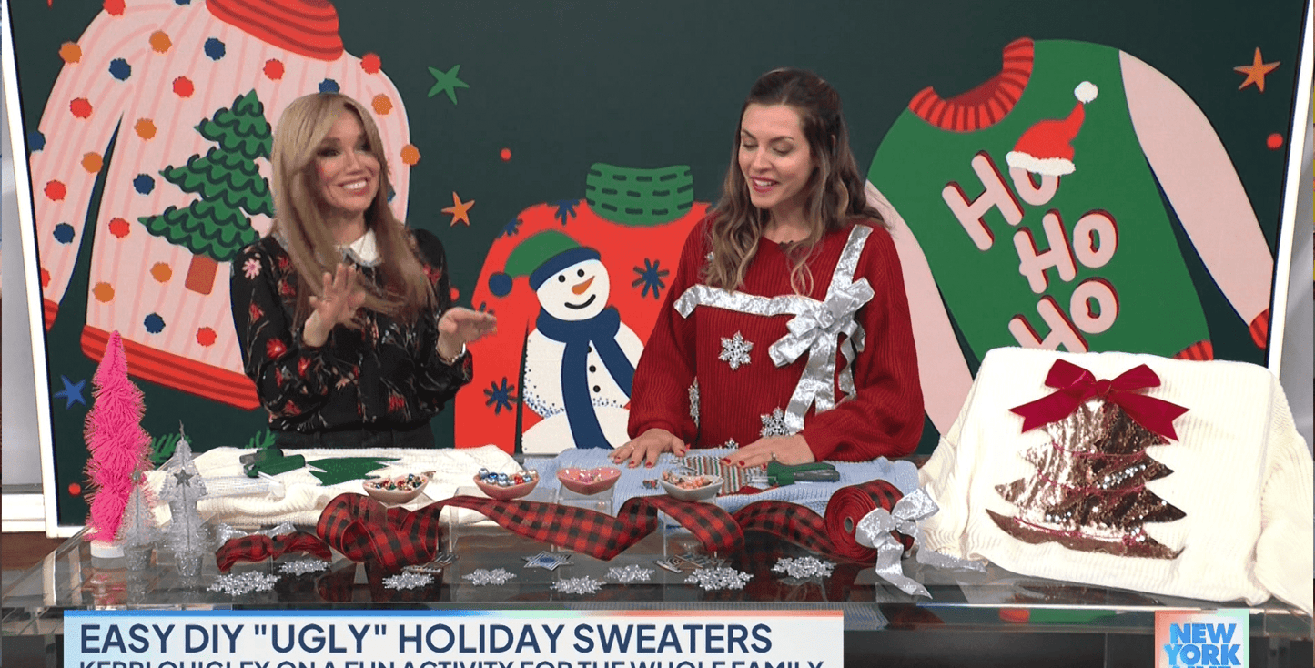 NBC Christmas sweaters featuring at The Fashion Class