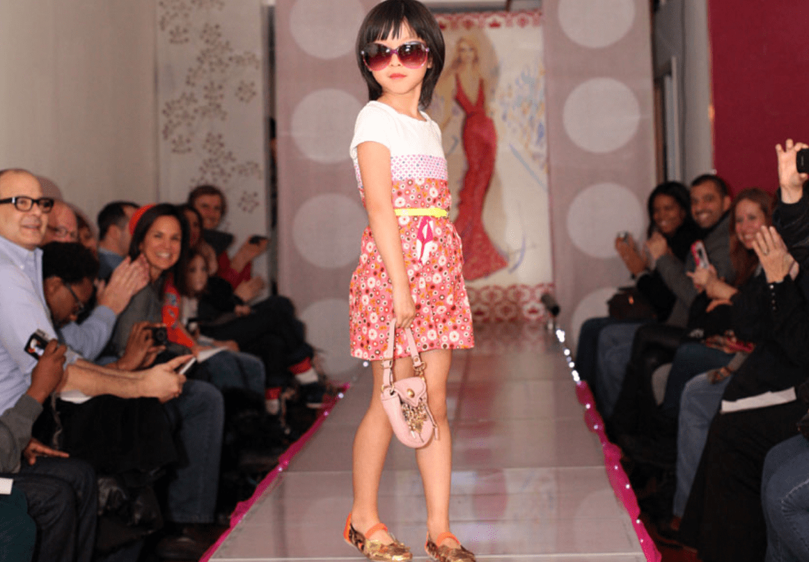 Kids catwalk at the Fashion Class NYC