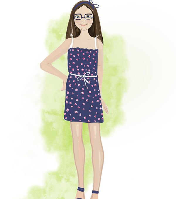 Sun dress desgin at The Fashion Class