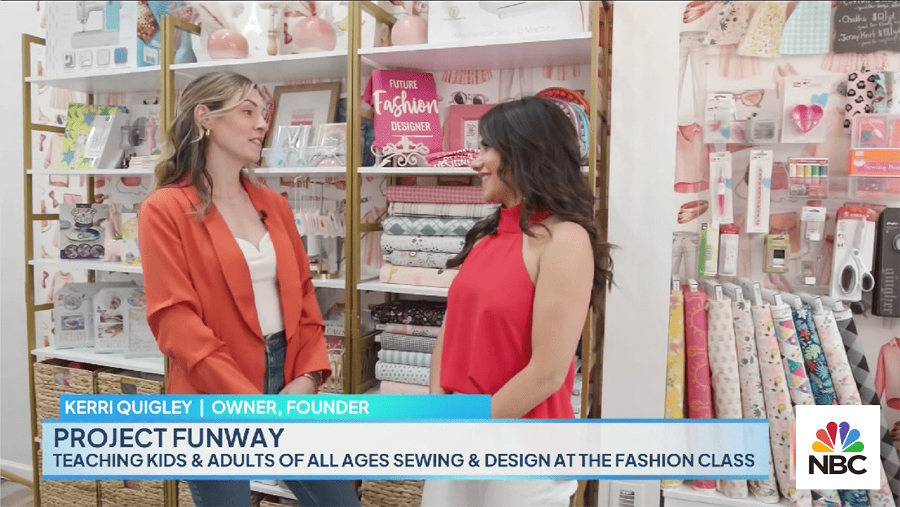 the fashion class on NBC news segment