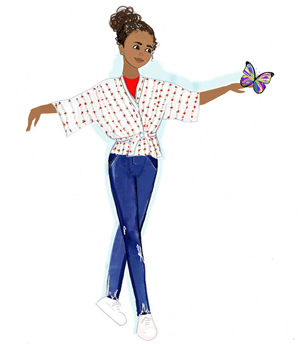 Kimono top made at The Fashion Class