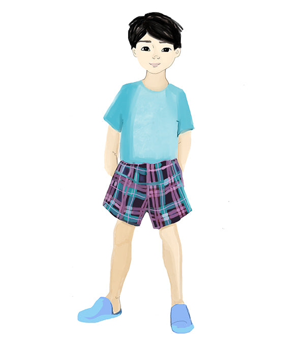 PJ shorts sketch fashion class at The Fashion Class
