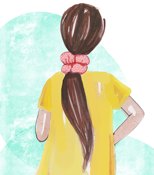 Scrunchie sewing project at The Fashion Class