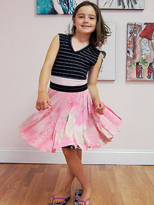 Kids Learn to Sew Your own skirt illustration